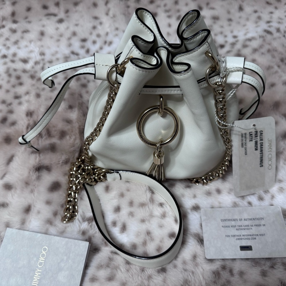 Jimmy Choo Callie Drawstring Bag
